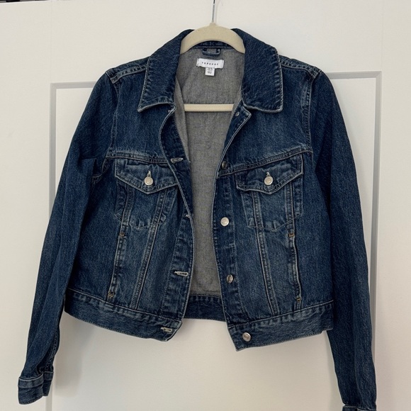 Topshop Women’s Sz 8 Denim Jacket - Picture 1 of 3